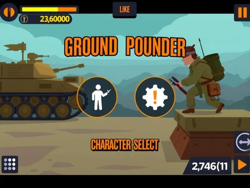 Anise Ground Pounder gameplay screenshot showing action sequence